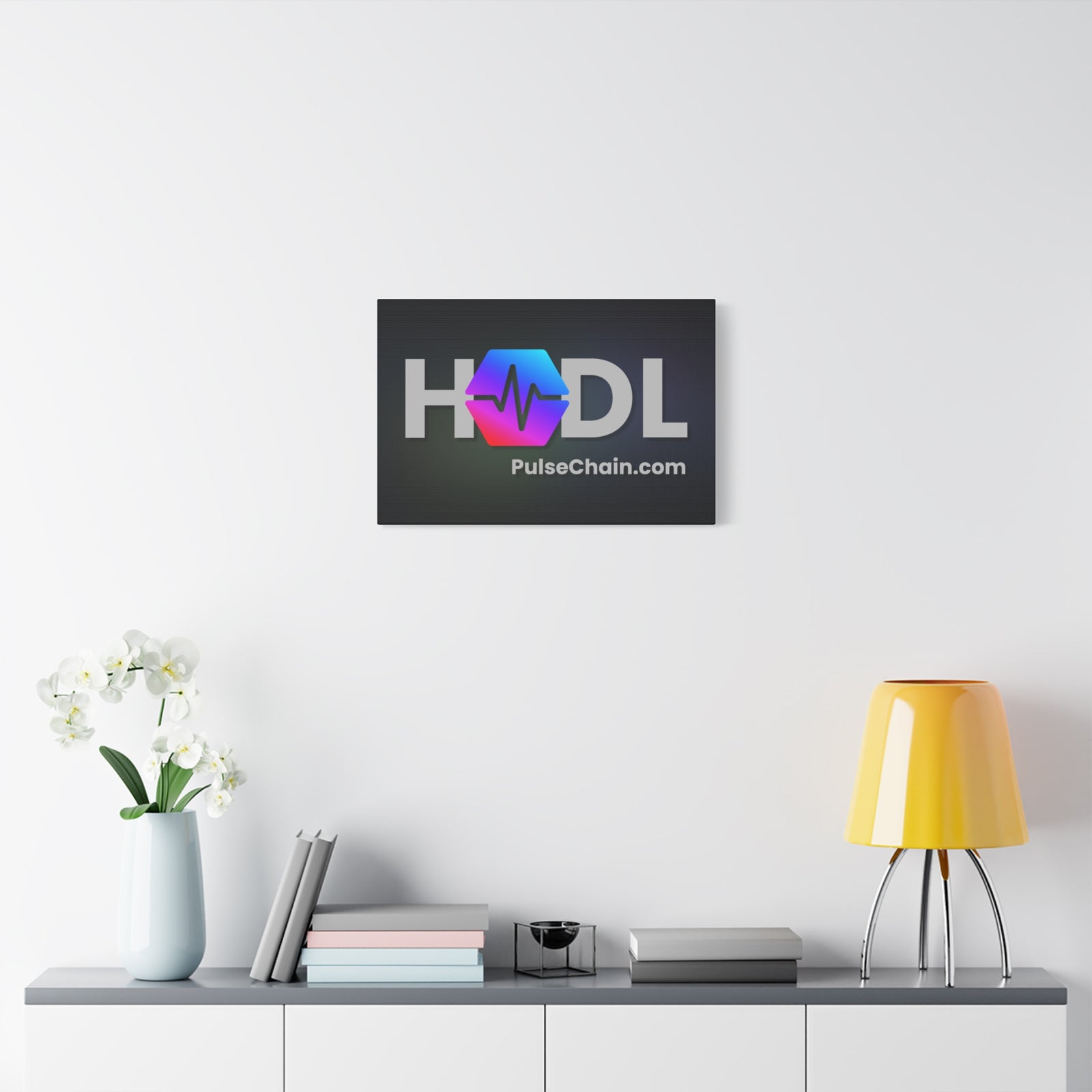 PulseChain HODL - Premium Wall Canvas - The Pulsican Store