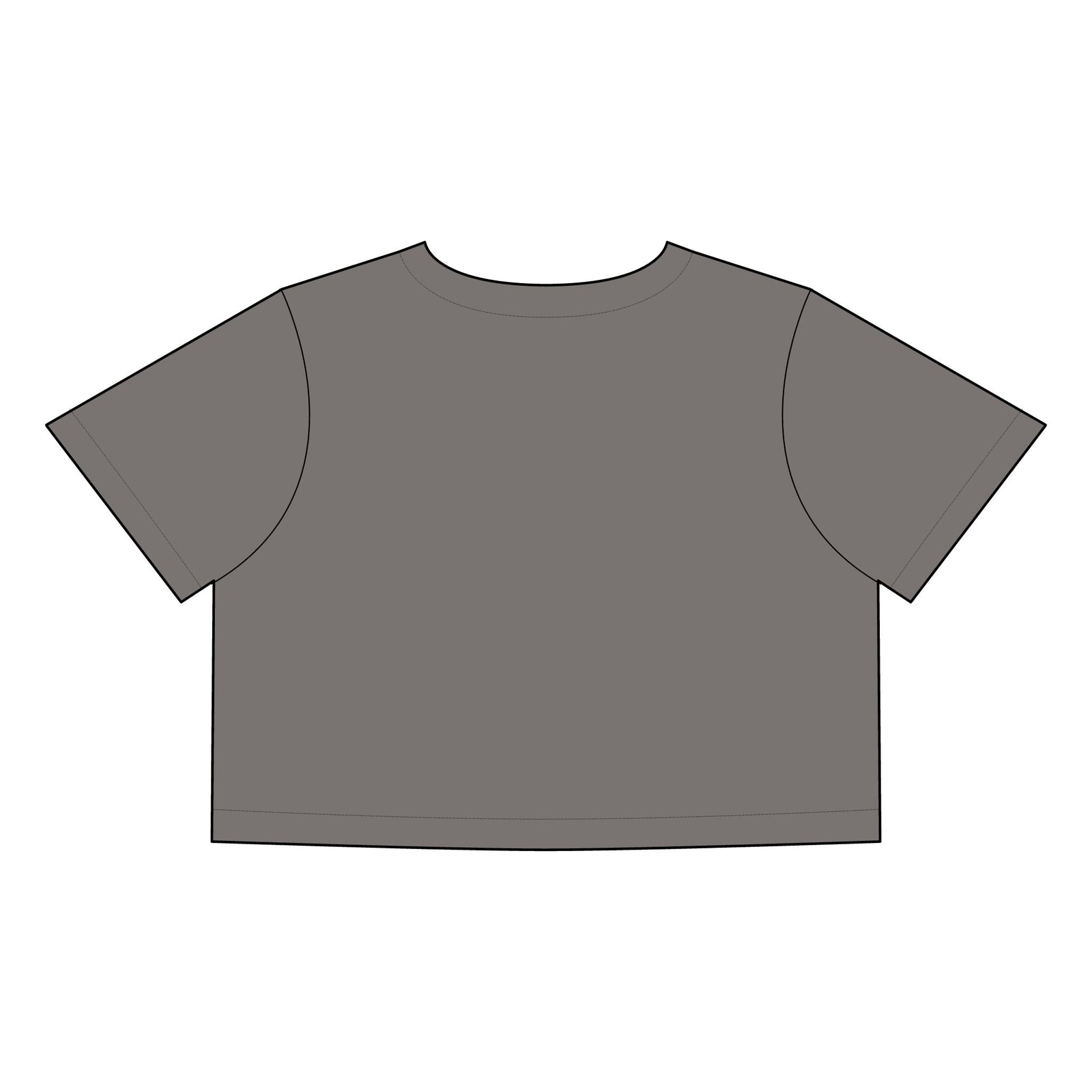 Stoopid - Stone Wash Heavy Crop Tee