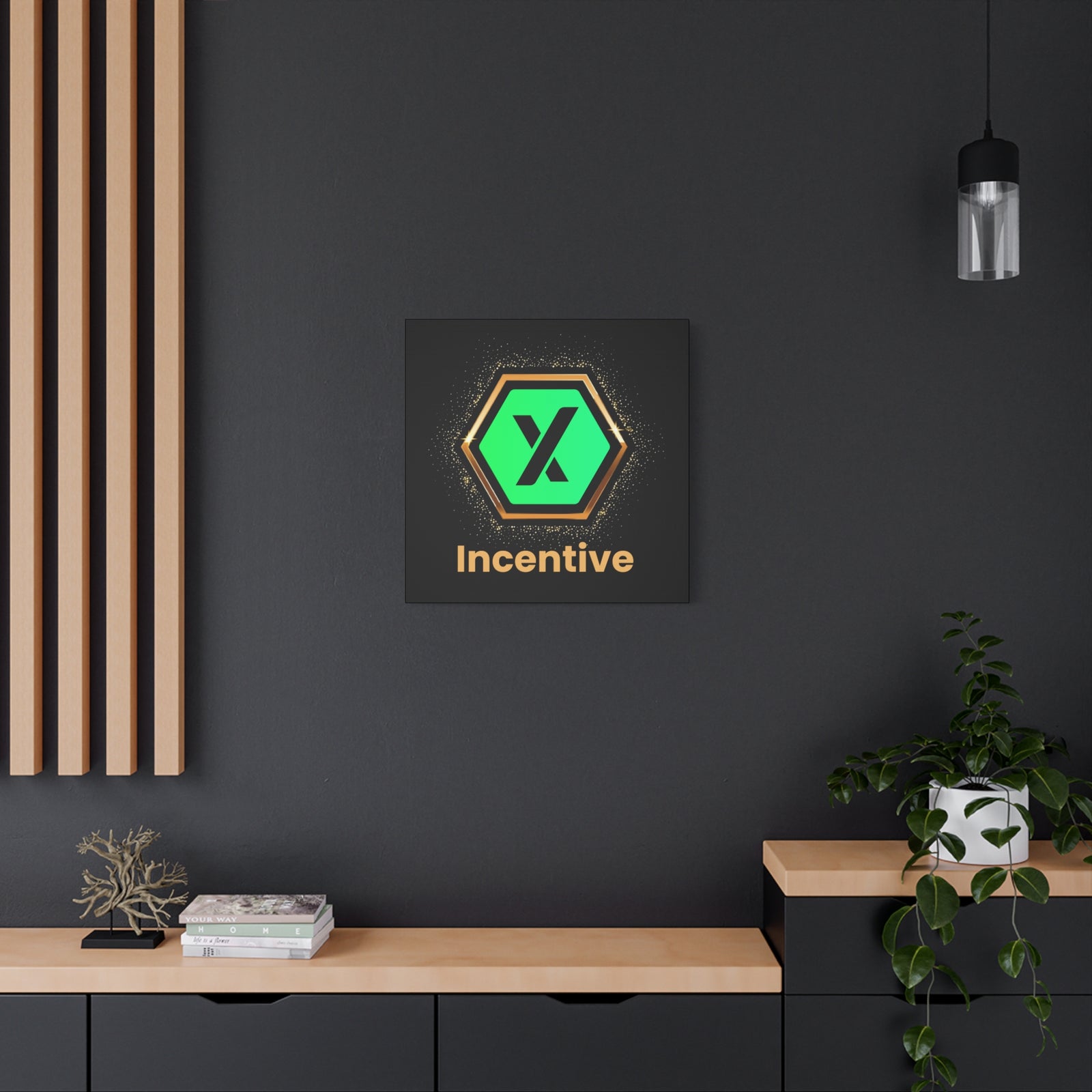 Golden INC - Premium Wall Canvas - The Pulsican Store