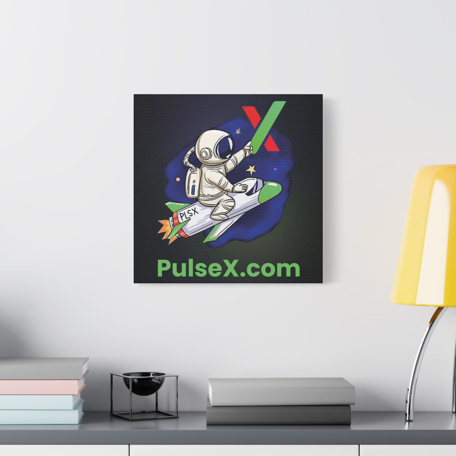 PulseX Rocket - Premium Wall Canvas - The Pulsican Store