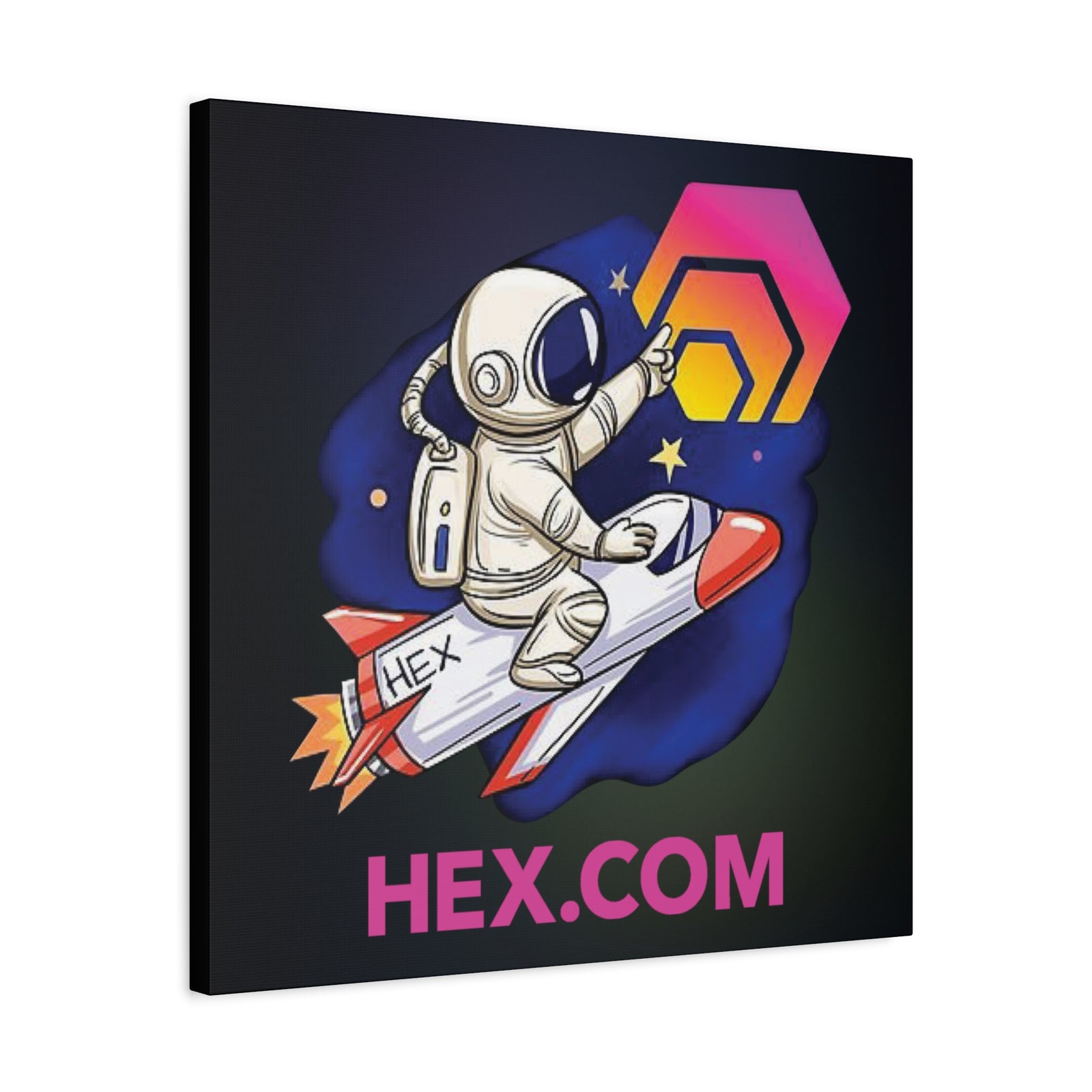 HEX Rocket - Premium Wall Canvas - The Pulsican Store