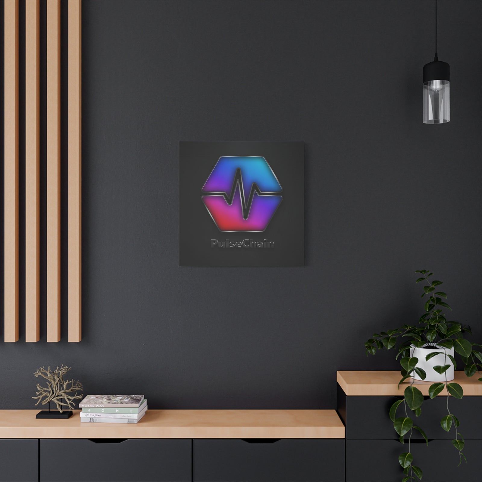 PulseChain - Premium Wall Canvas - The Pulsican Store