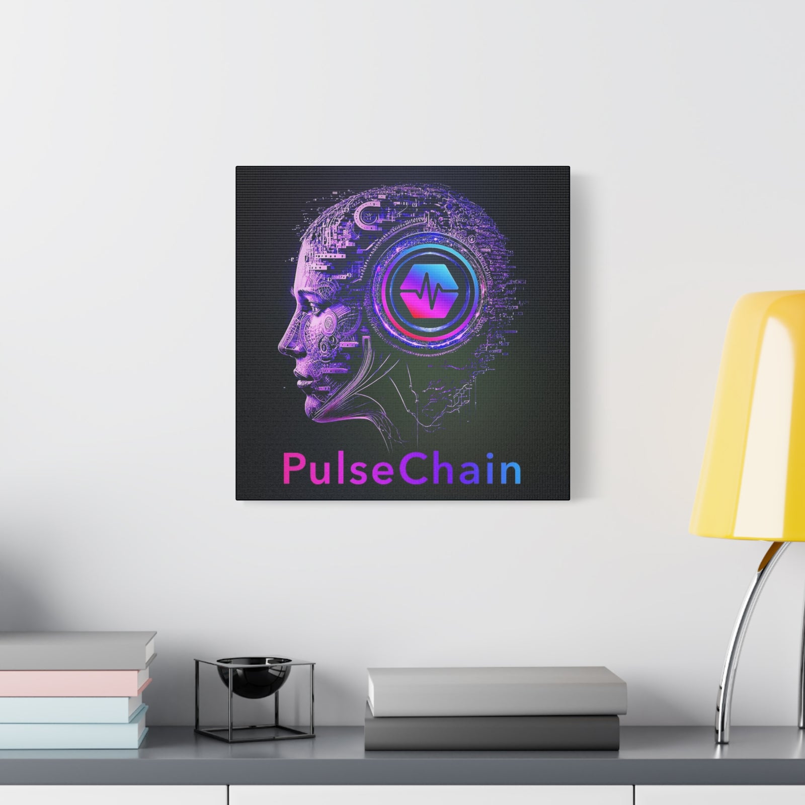 Think PulseChain - Premium Wall Canvas - The Pulsican Store