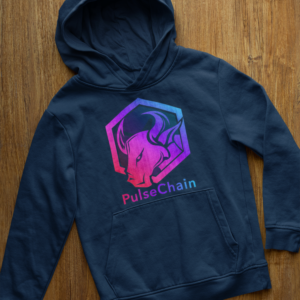 PulseChain Bull - Hoodie - The Pulsican Store