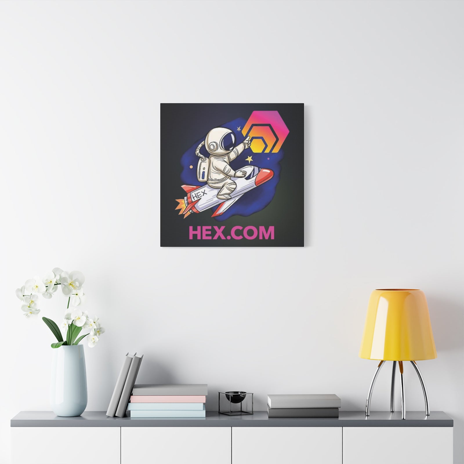 HEX Rocket - Premium Wall Canvas - The Pulsican Store