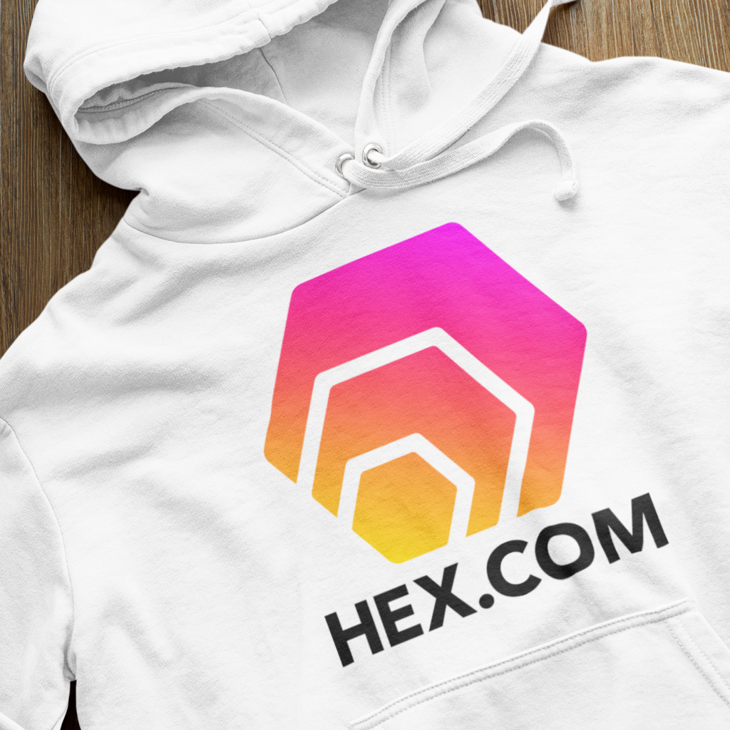 Hex.Com - White Hoodie - The Pulsican Store