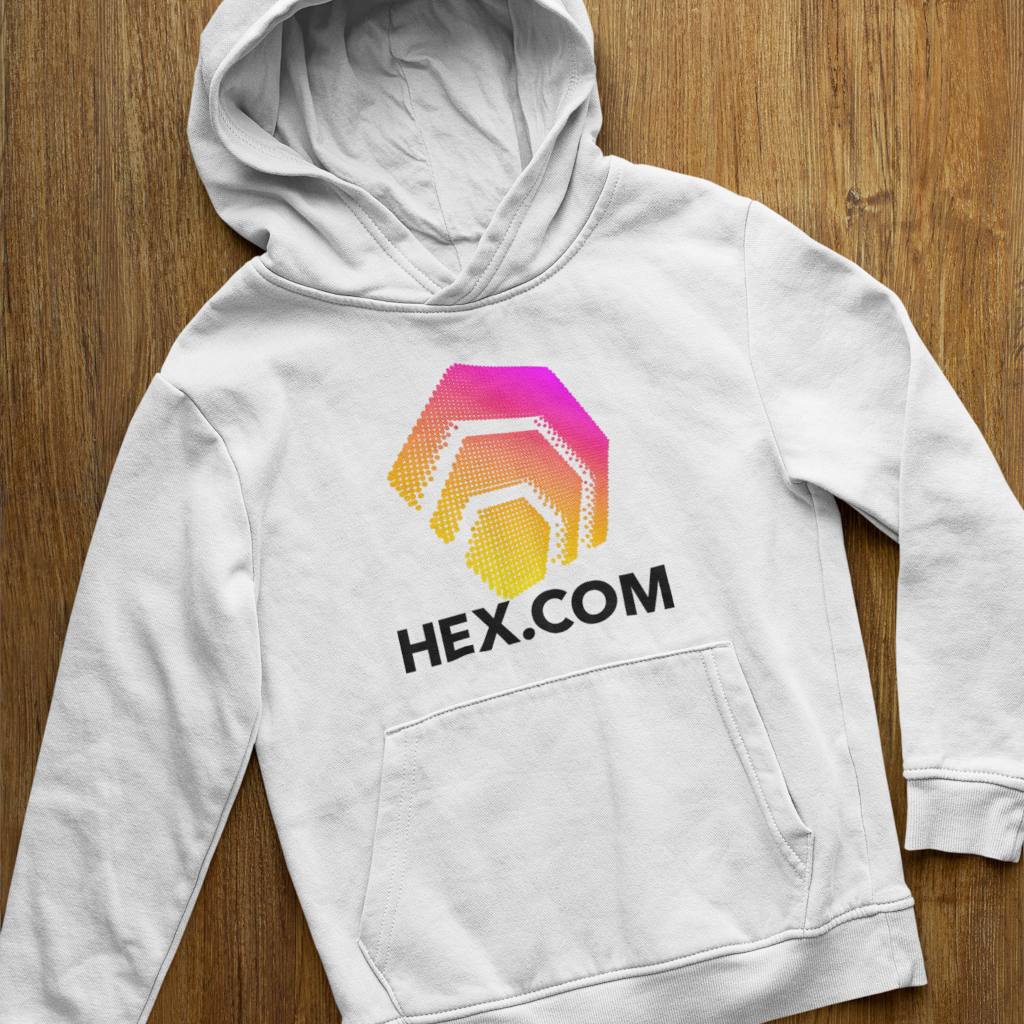 Hex.Com - White Hoodie - The Pulsican Store