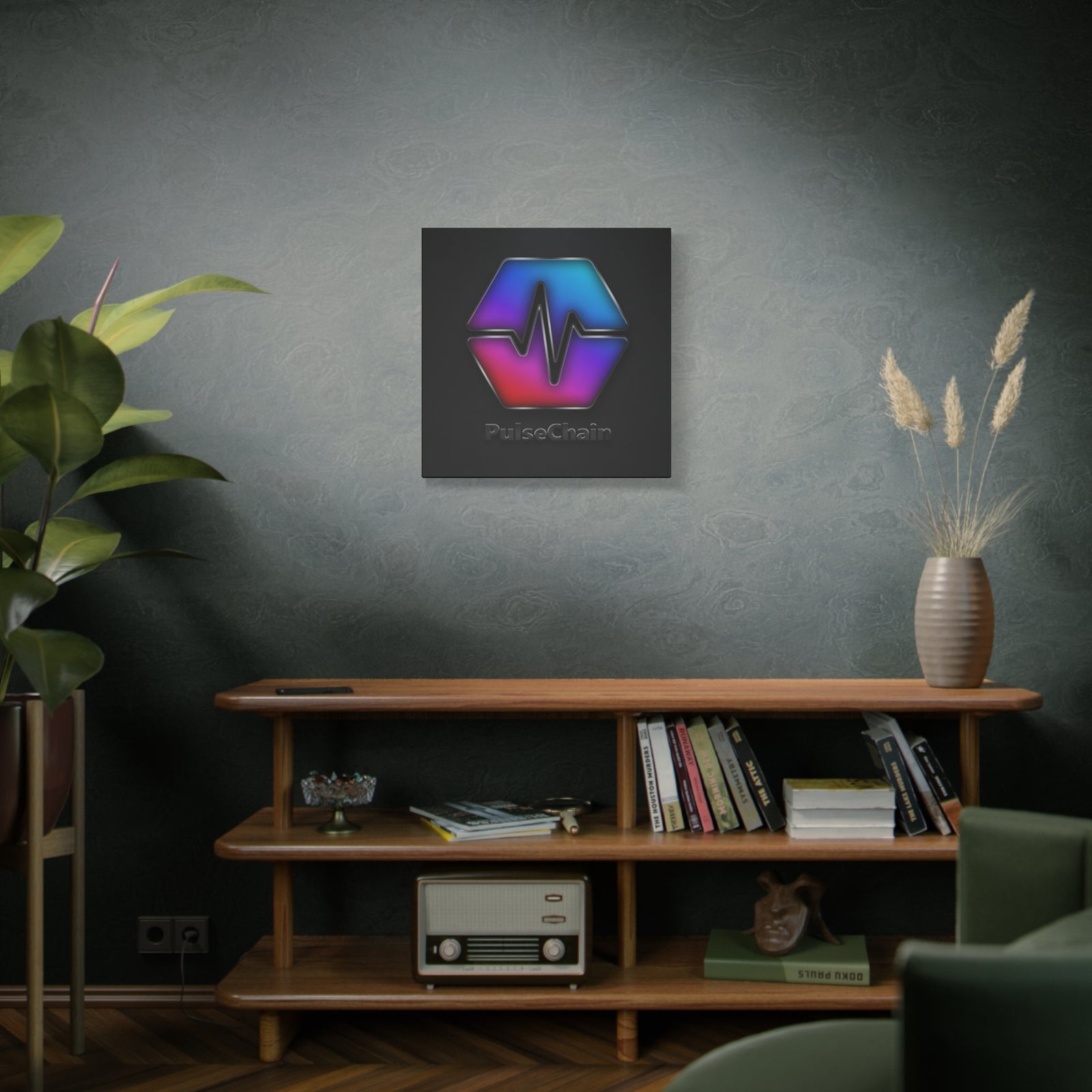 PulseChain - Premium Wall Canvas - The Pulsican Store