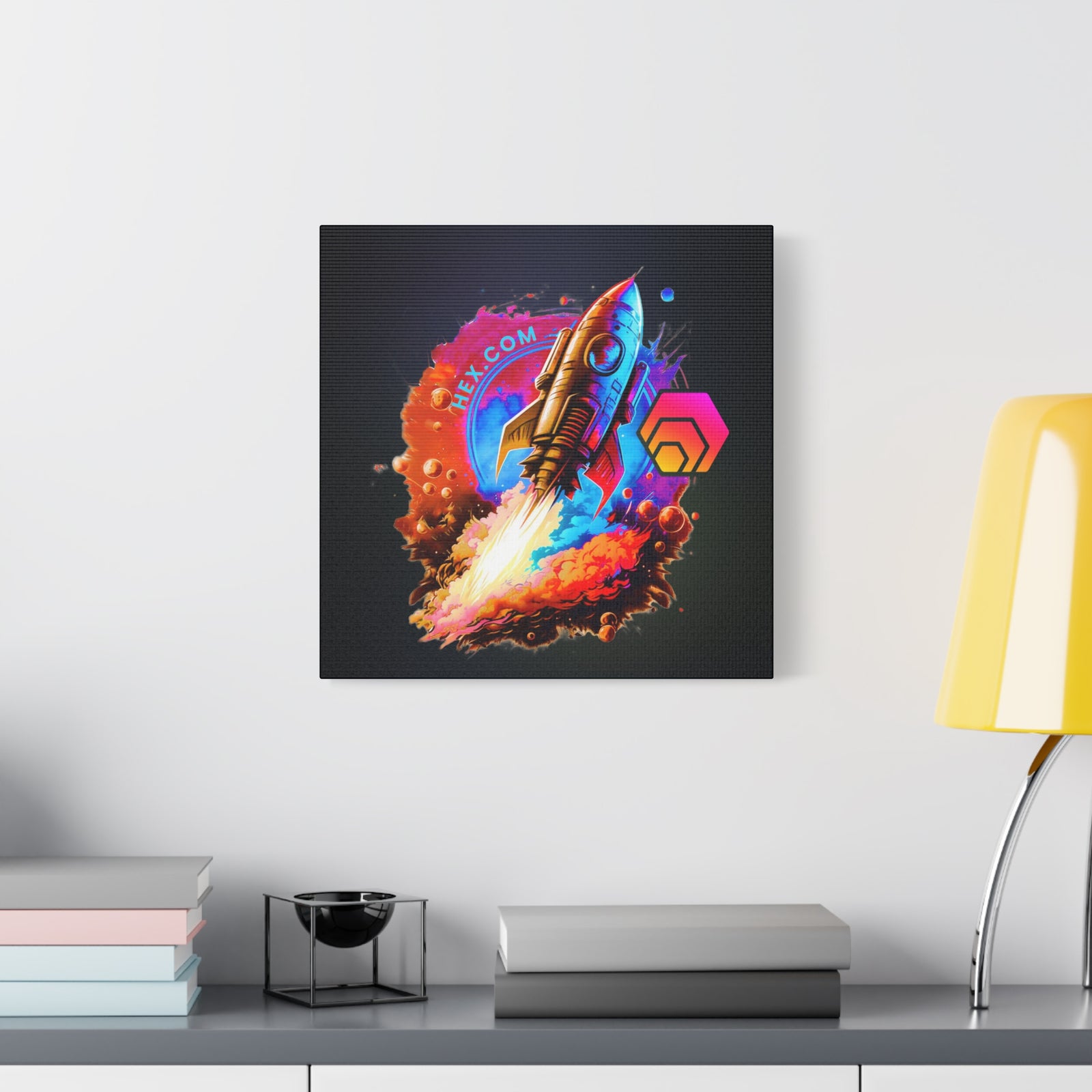 HEX Rocket - Premium Wall Canvas - The Pulsican Store