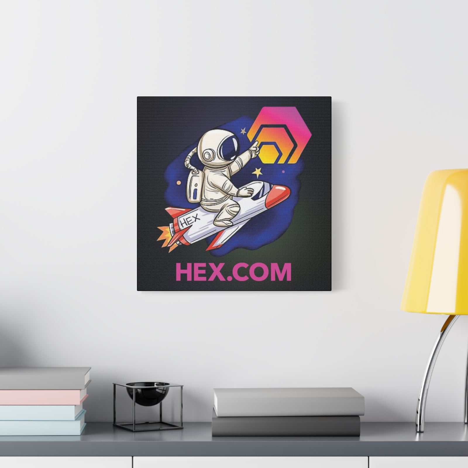 HEX Rocket - Premium Wall Canvas - The Pulsican Store