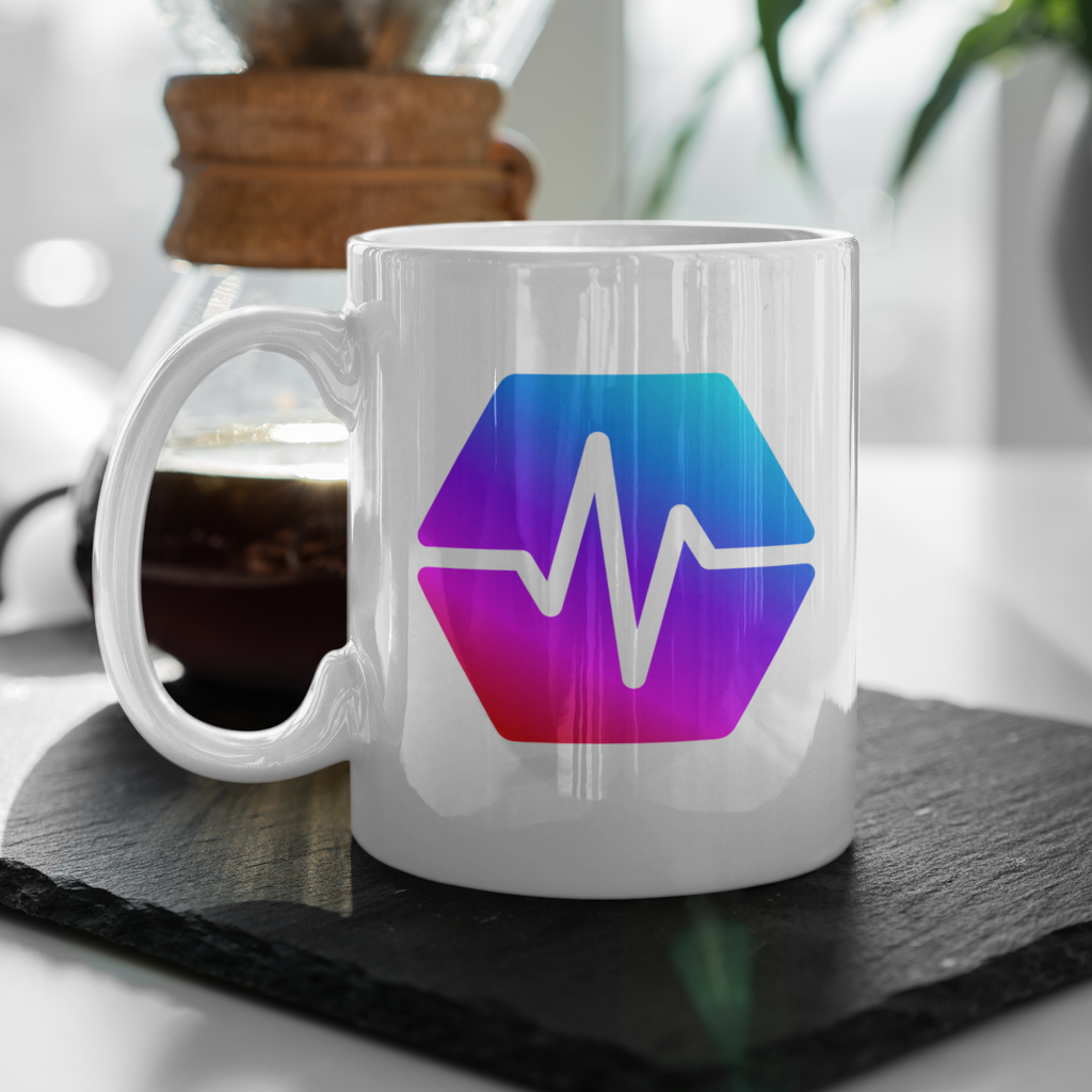 PulseChain Logo - White Mug