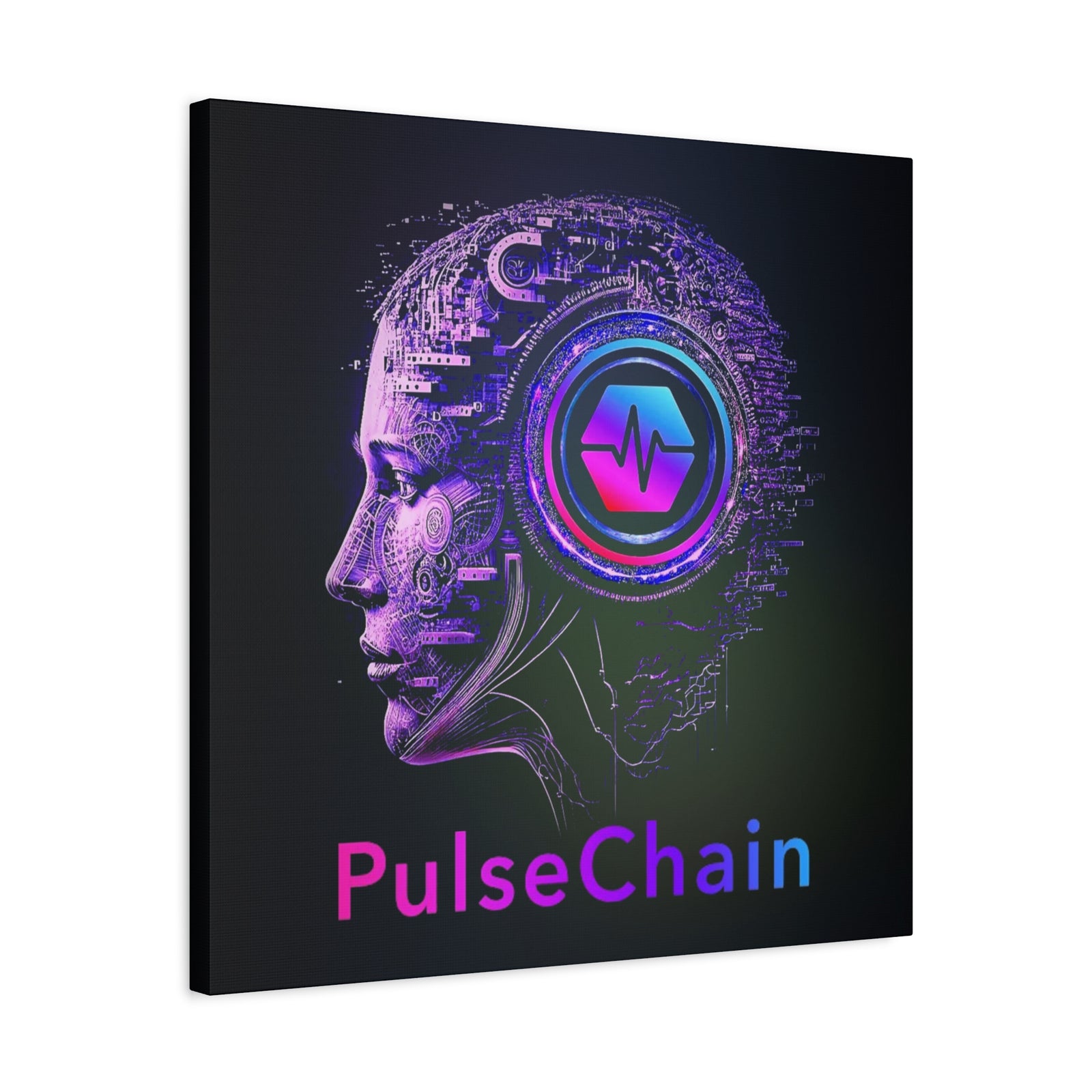 Think PulseChain - Premium Wall Canvas - The Pulsican Store