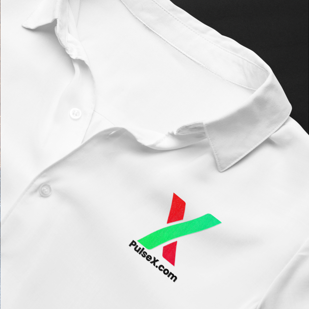 PulseX.Com - White Polo Shirt - The Pulsican Store