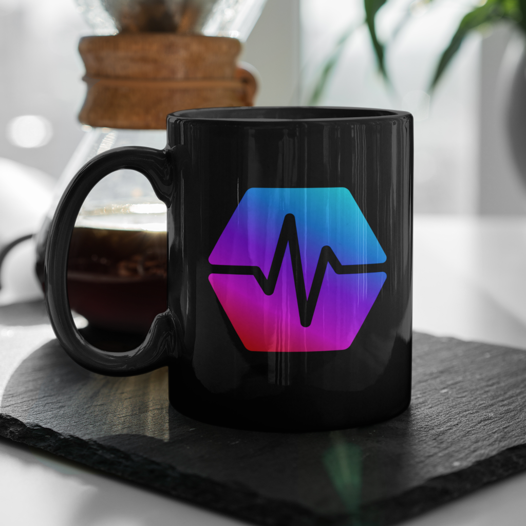 PulseChain Logo - Black Mug