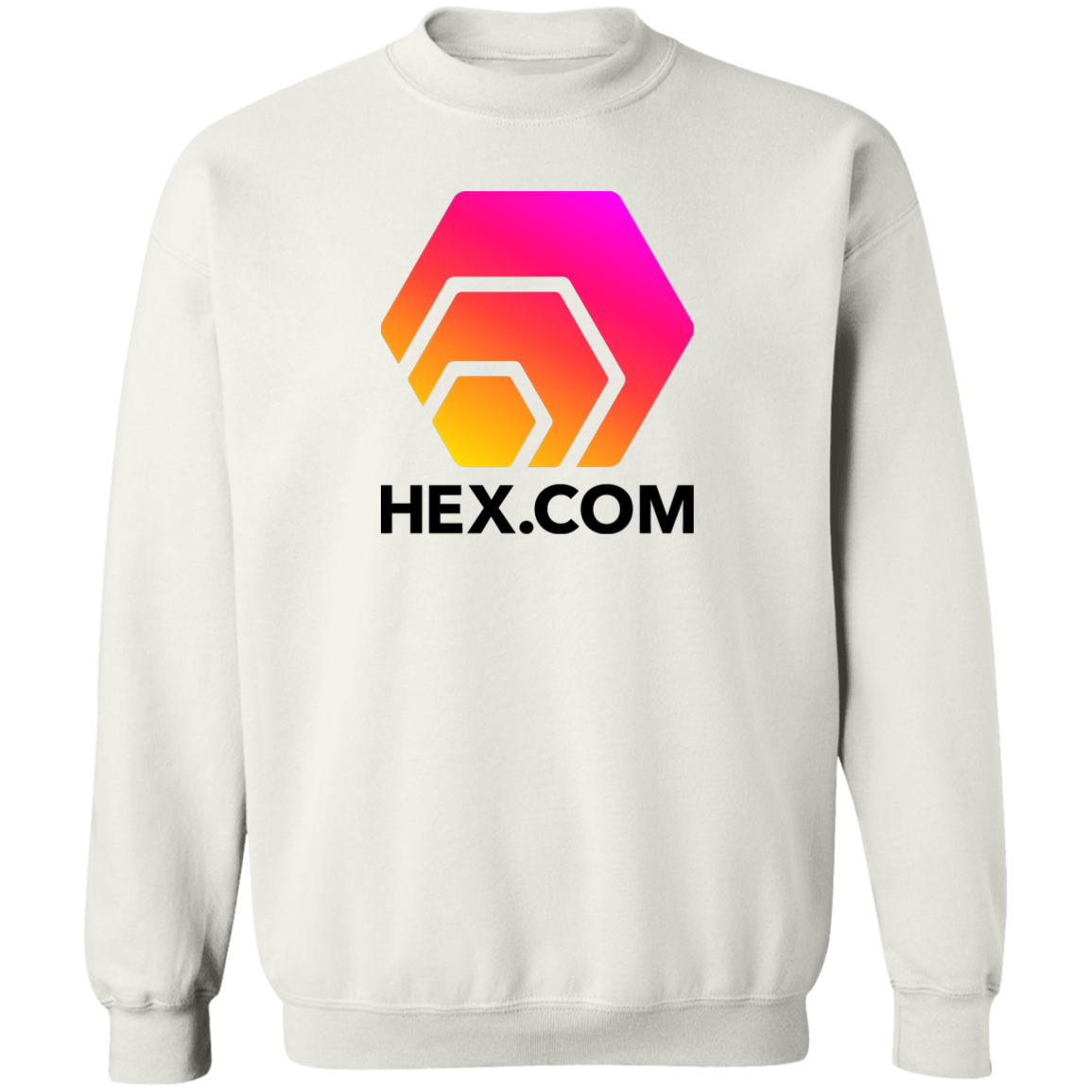 Hex.Com - White Sweatshirt - The Pulsican Store