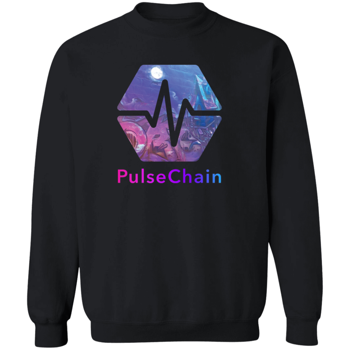 PulseChain Graffiti - Sweatshirt - The Pulsican Store