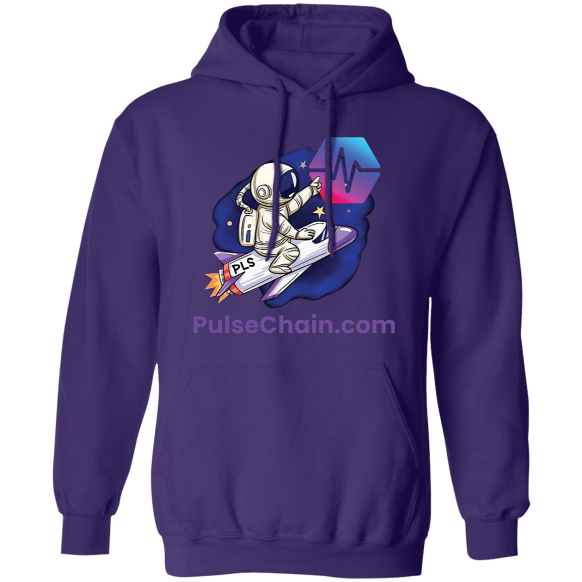 PulseChain.com Rocket - Hoodie - The Pulsican Store