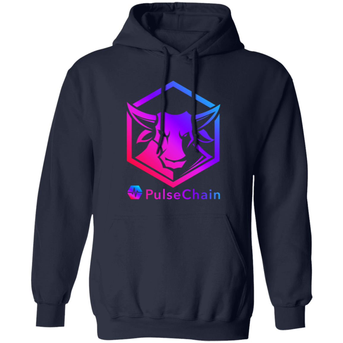 PulseChain Bull - Hoodie - The Pulsican Store