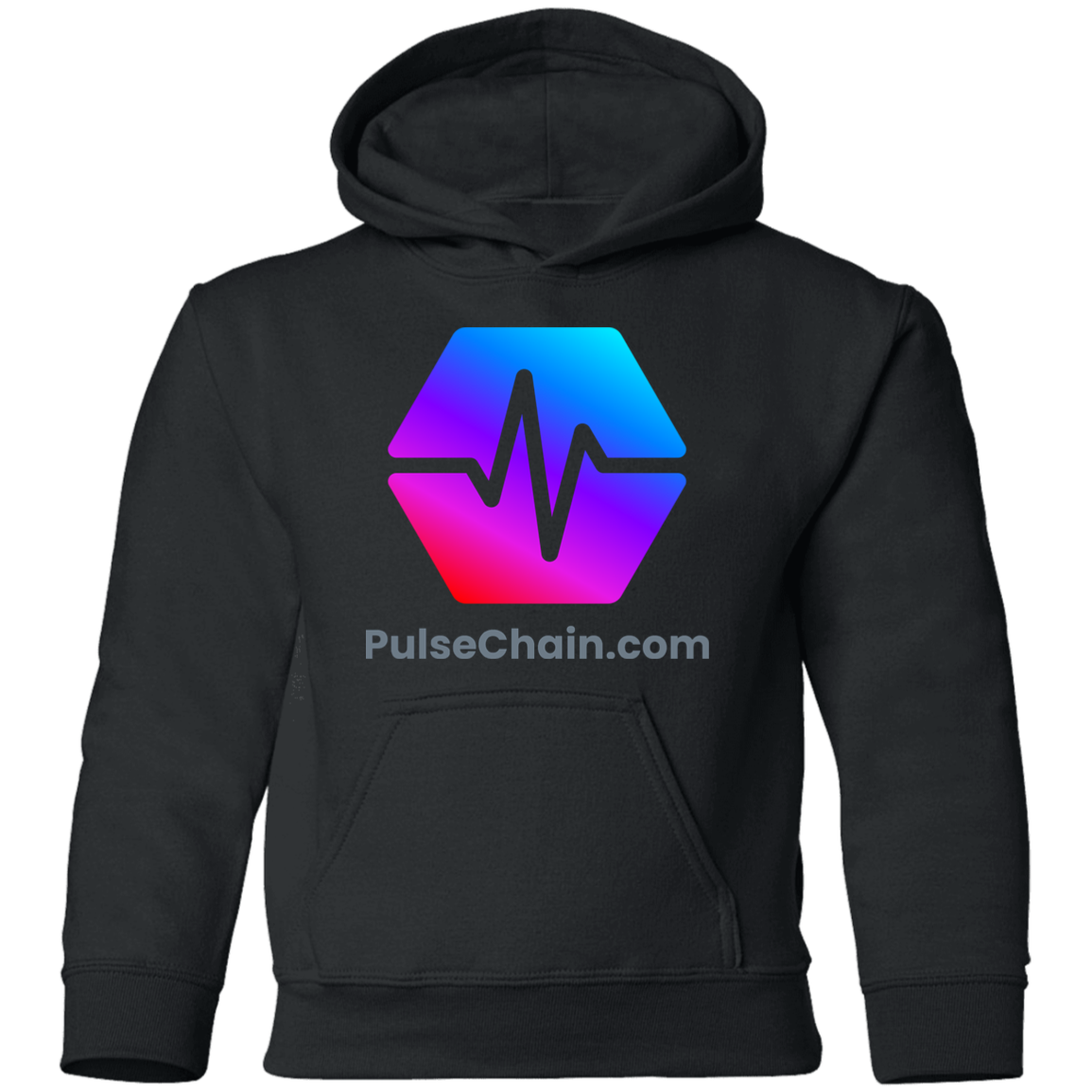 PulseChain.Com - Youth Hoodie - The Pulsican Store