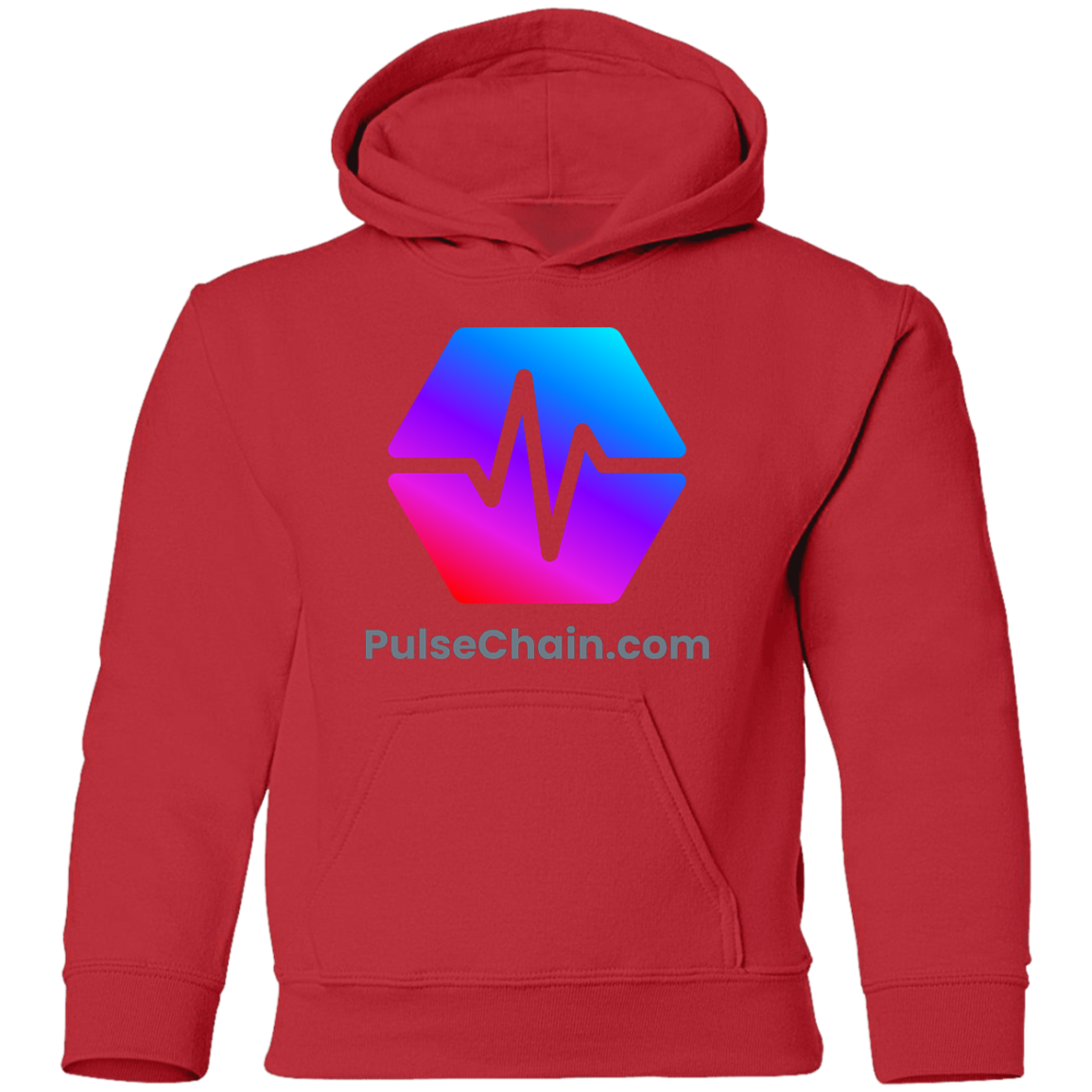 PulseChain.Com - Youth Hoodie - The Pulsican Store