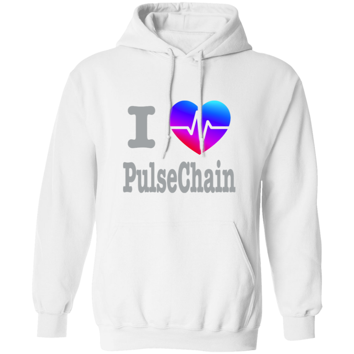 I Love PulseChain - Hoodie - The Pulsican Store