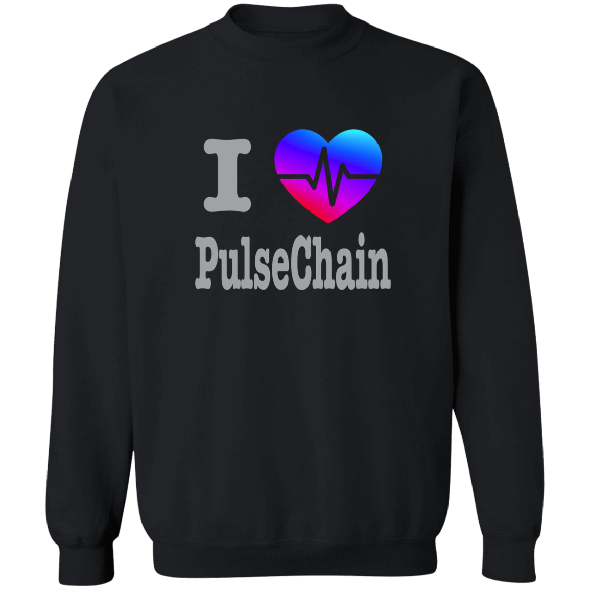 I Love PulseChain - Sweatshirt - The Pulsican Store