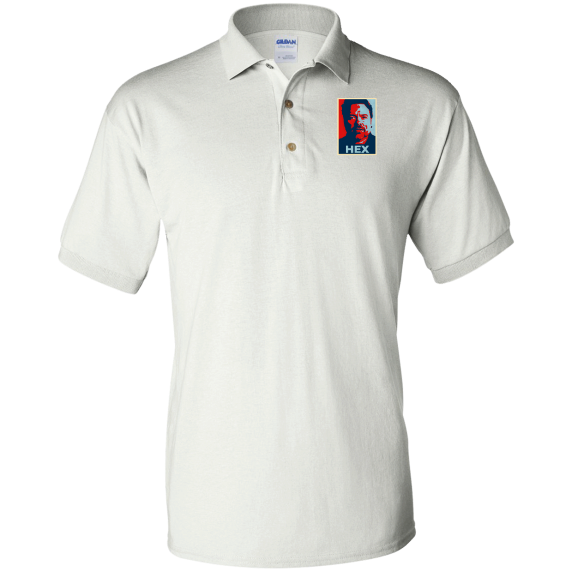 Richard Heart - White Polo Shirt - The Pulsican Store