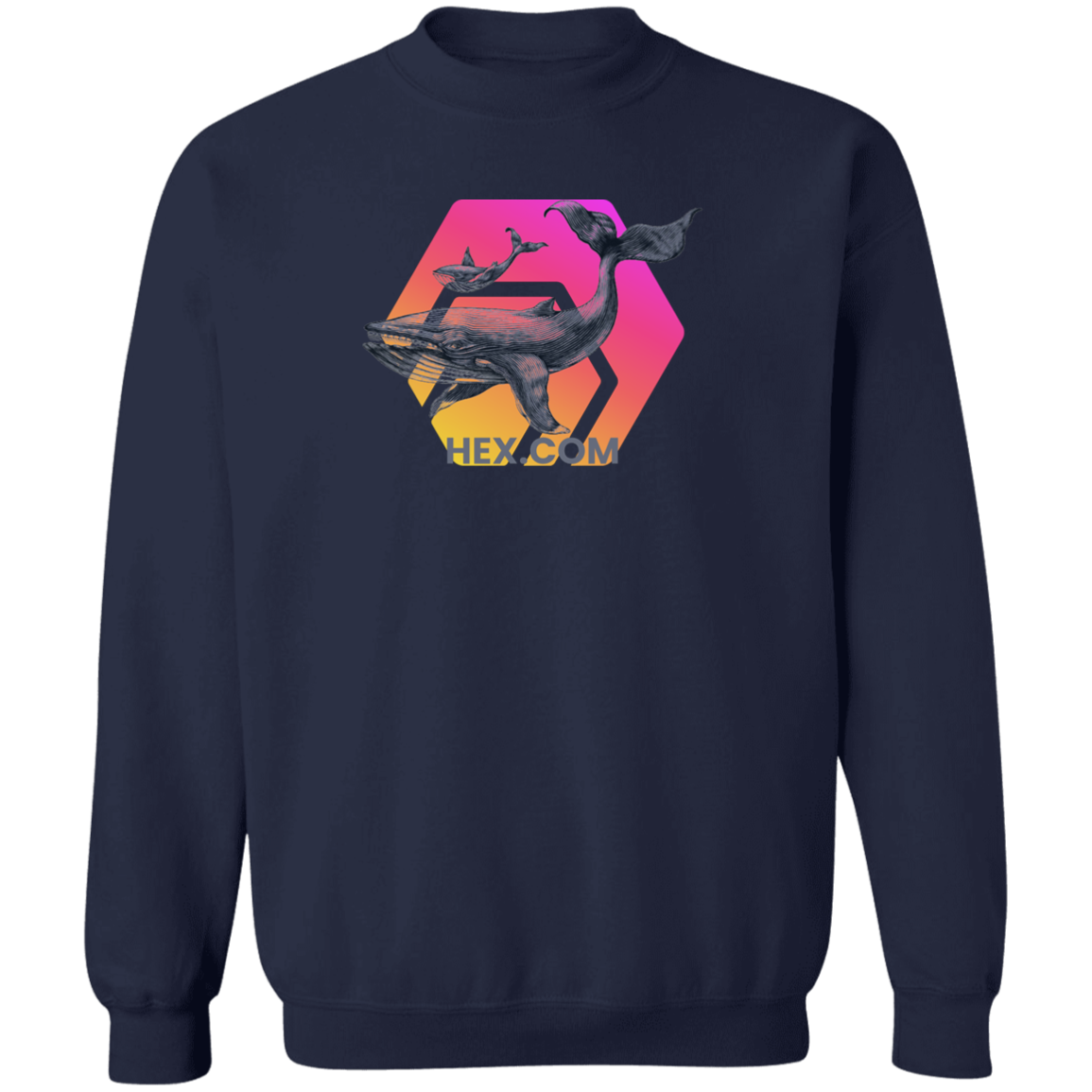 Hex Whale - Sweatshirt - The Pulsican Store