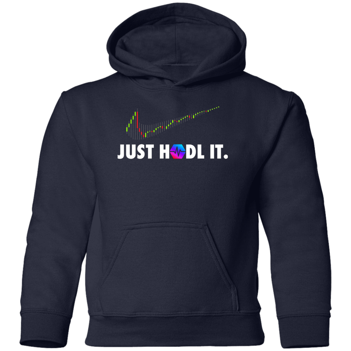 Just HODL It Pulse - Youth Hoodie