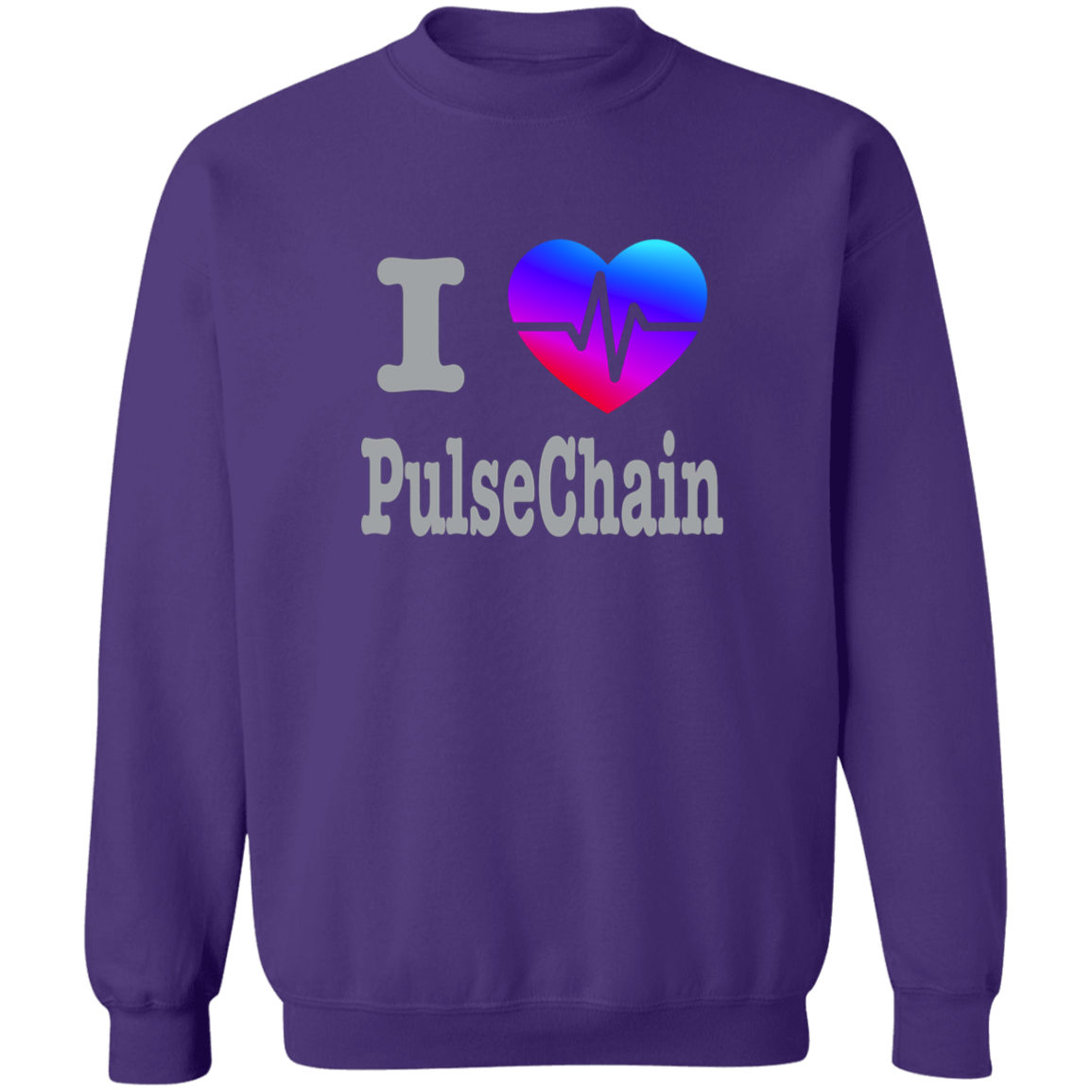 I Love PulseChain - Sweatshirt - The Pulsican Store