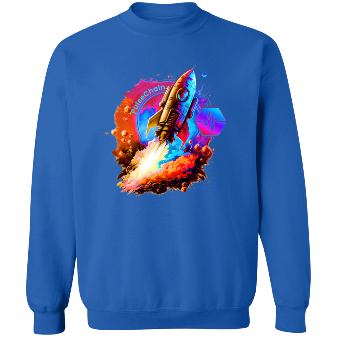 PulseChain Rocket - Sweatshirt - The Pulsican Store