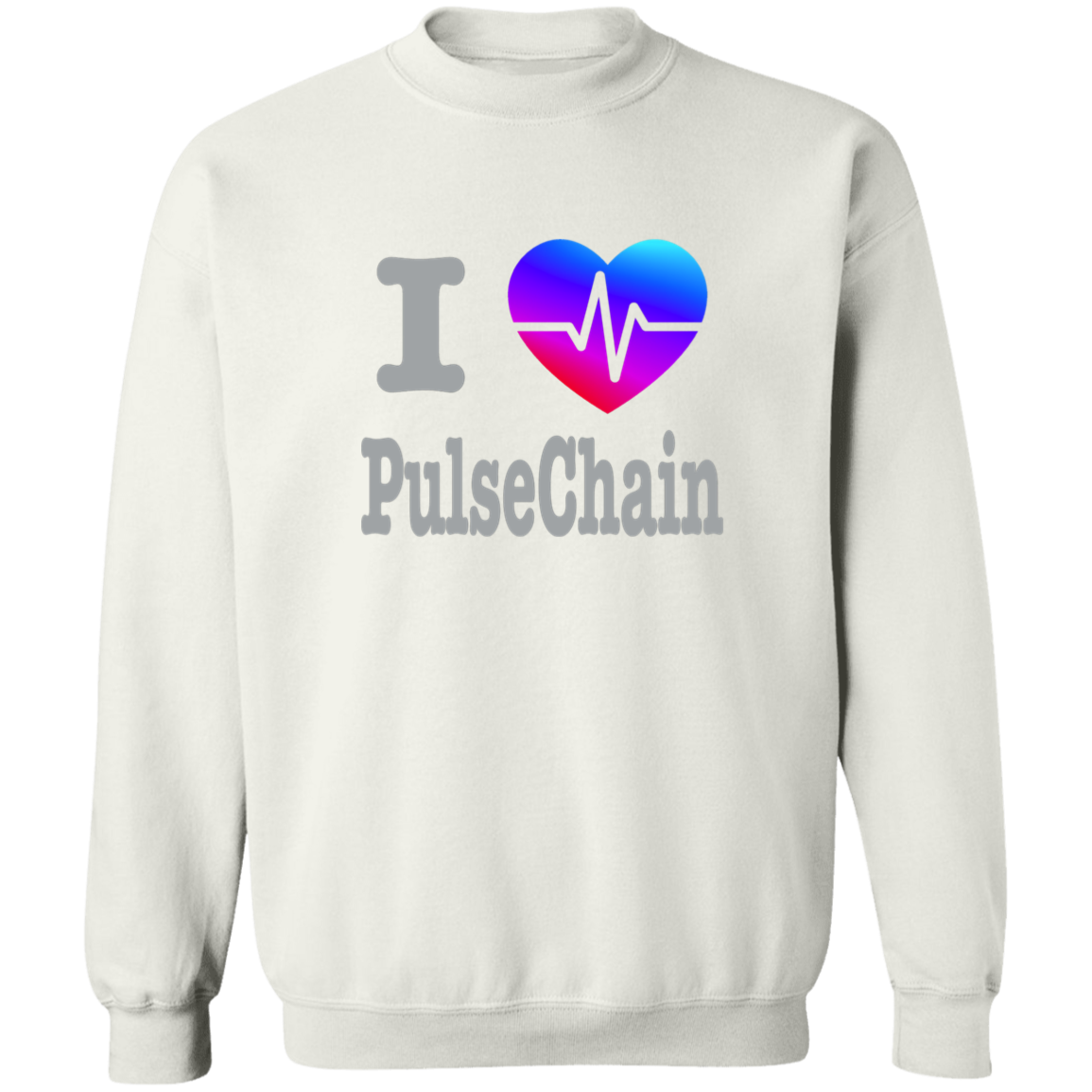 I Love PulseChain - Sweatshirt - The Pulsican Store