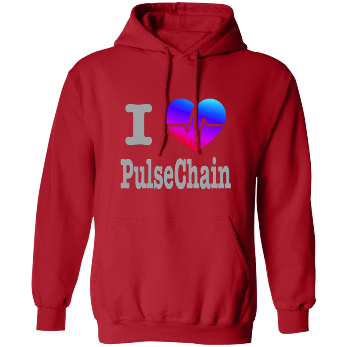 I Love PulseChain - Hoodie - The Pulsican Store