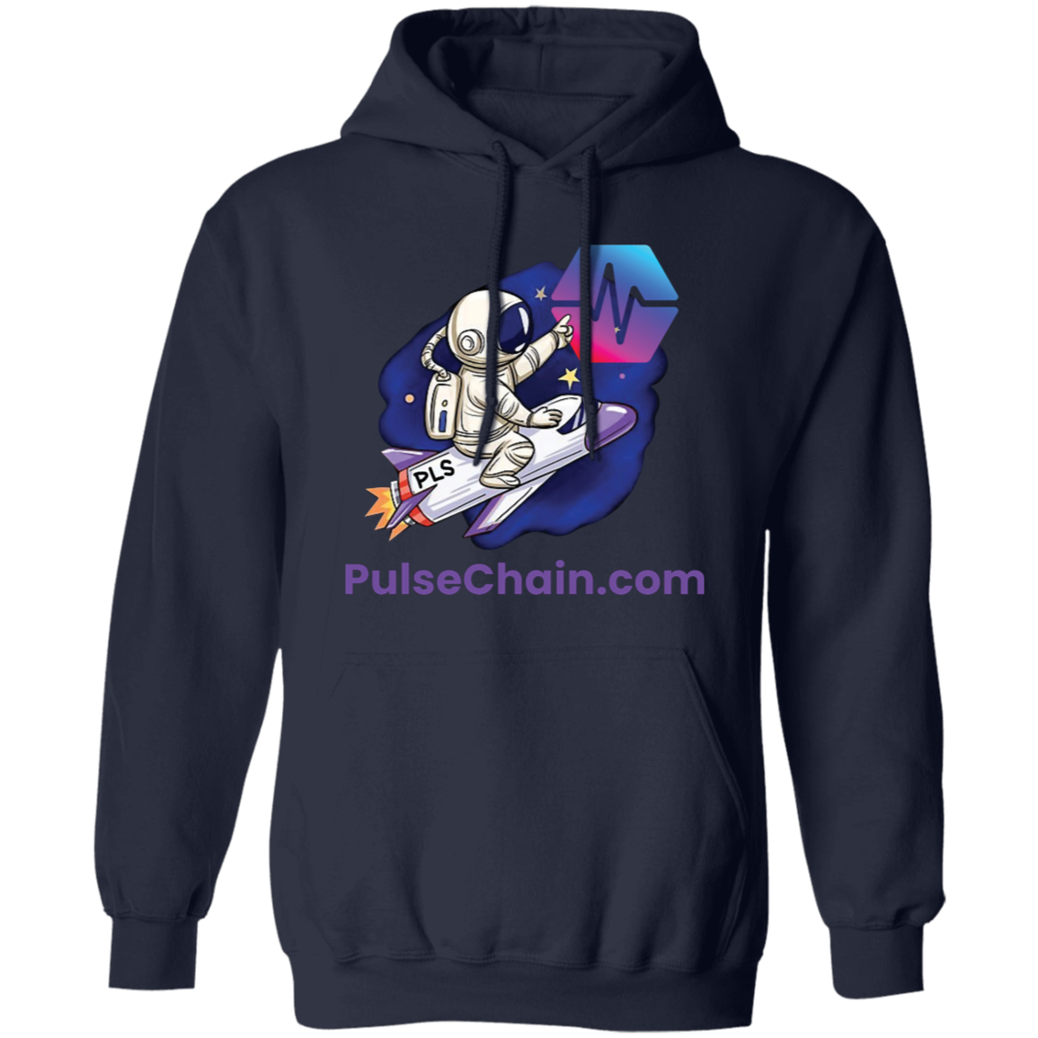 PulseChain.com Rocket - Hoodie - The Pulsican Store