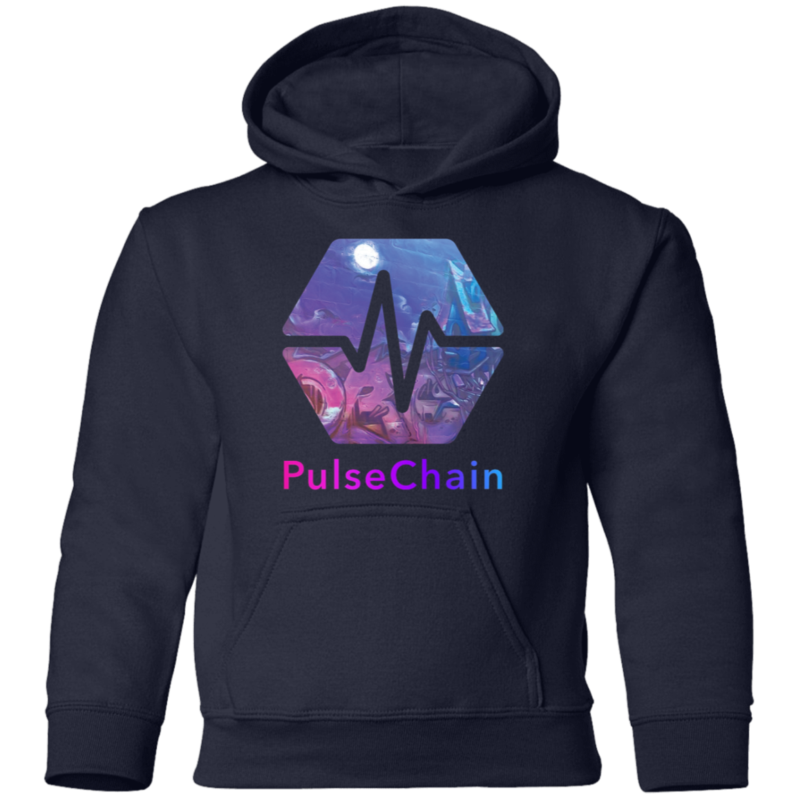 PulseChain Graffiti - Youth Hoodie - The Pulsican Store