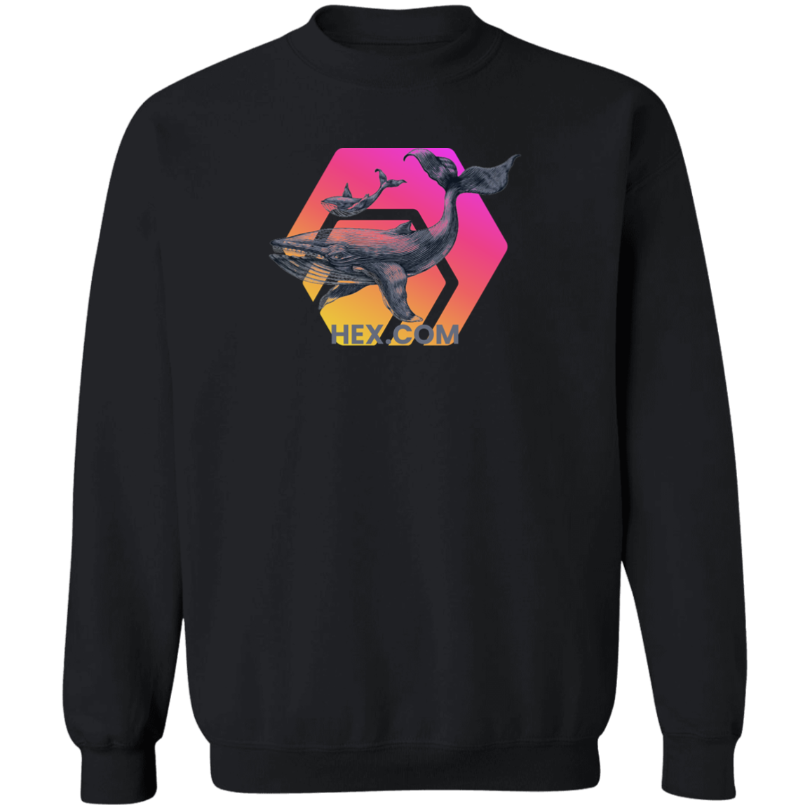 Hex Whale - Sweatshirt - The Pulsican Store