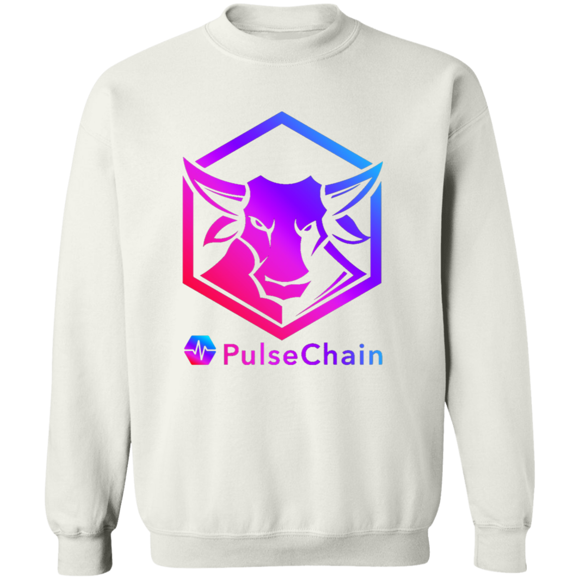 PulseChain Bull - Sweatshirt - The Pulsican Store