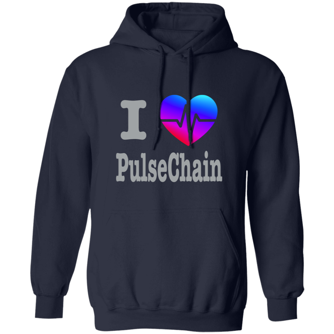 I Love PulseChain - Hoodie - The Pulsican Store