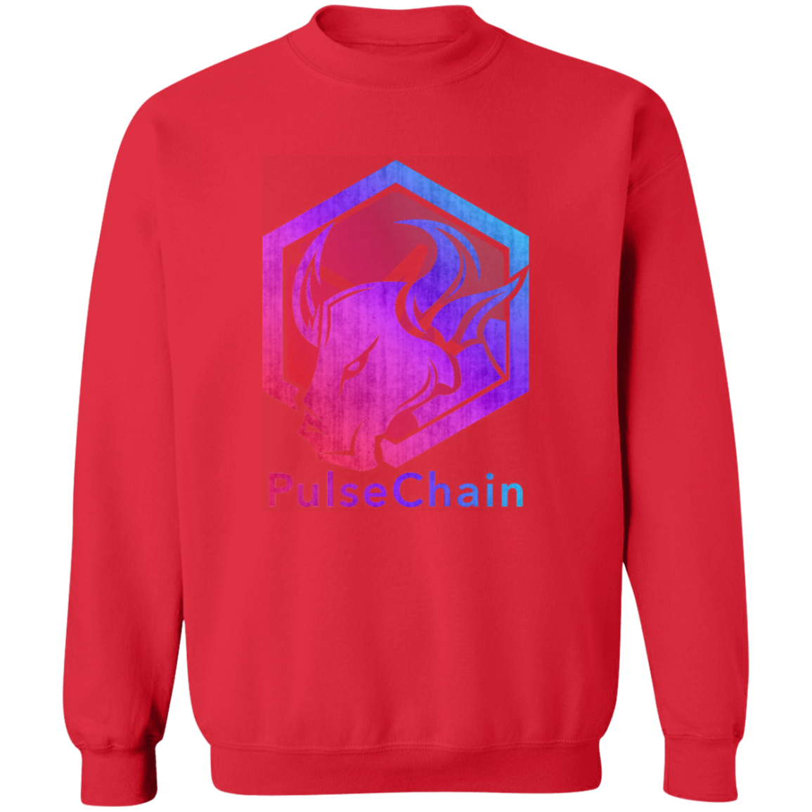 PulseChain Bull - Sweatshirt - The Pulsican Store
