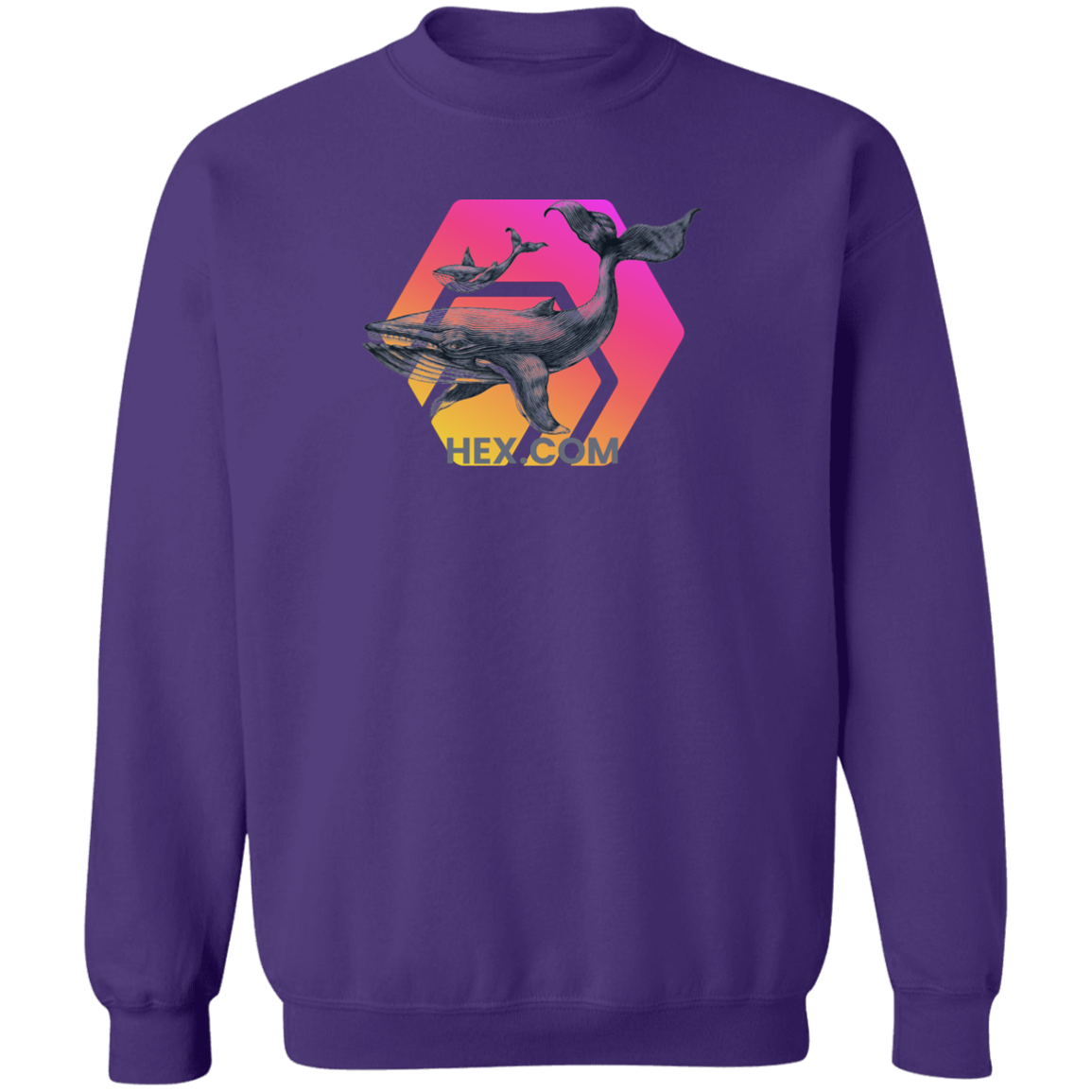 Hex Whale - Sweatshirt - The Pulsican Store