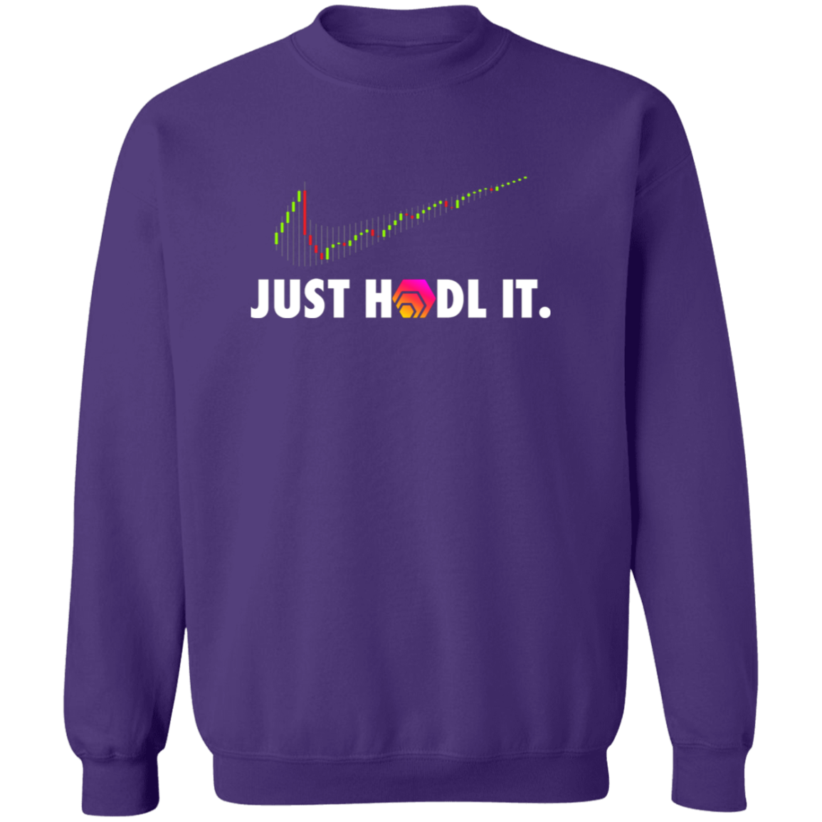 Just HODL It Hex - Sweatshirt - The Pulsican Store