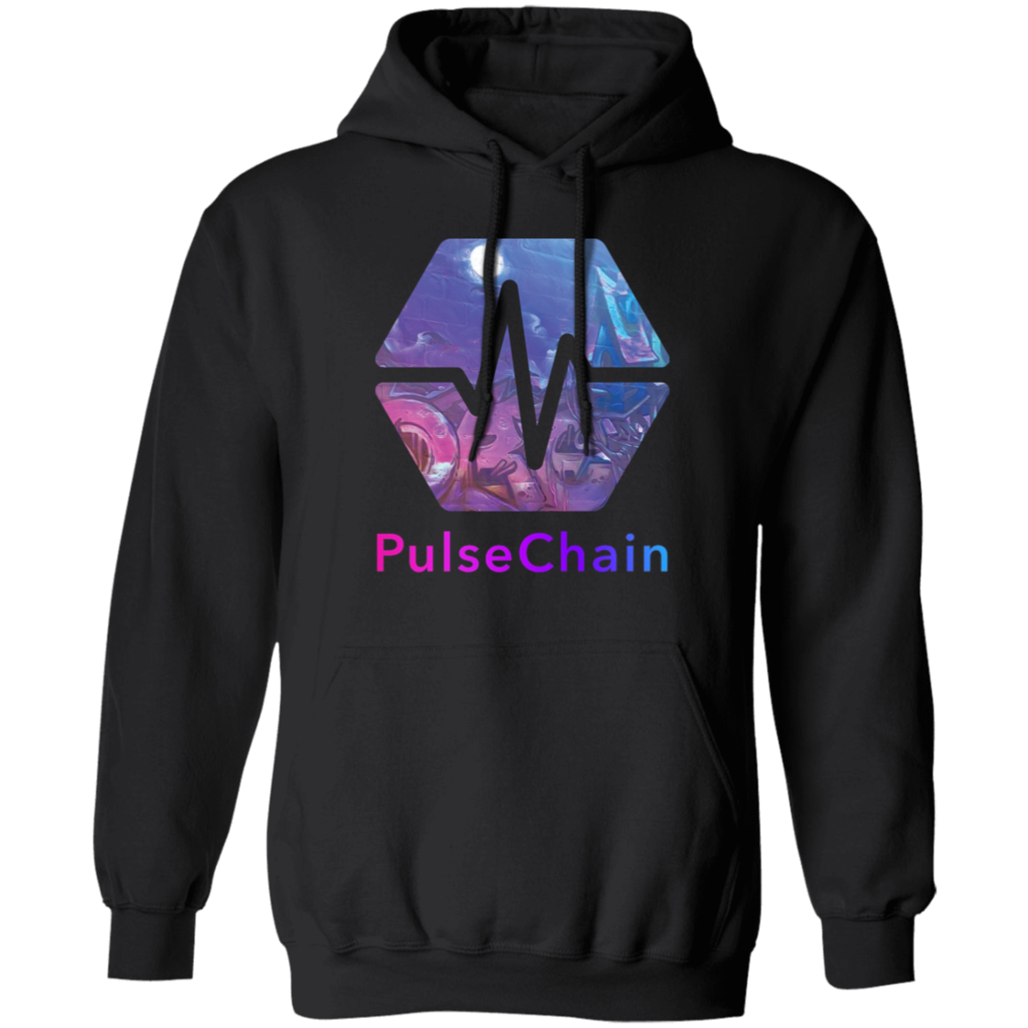 PulseChain Graffiti - Hoodie - The Pulsican Store