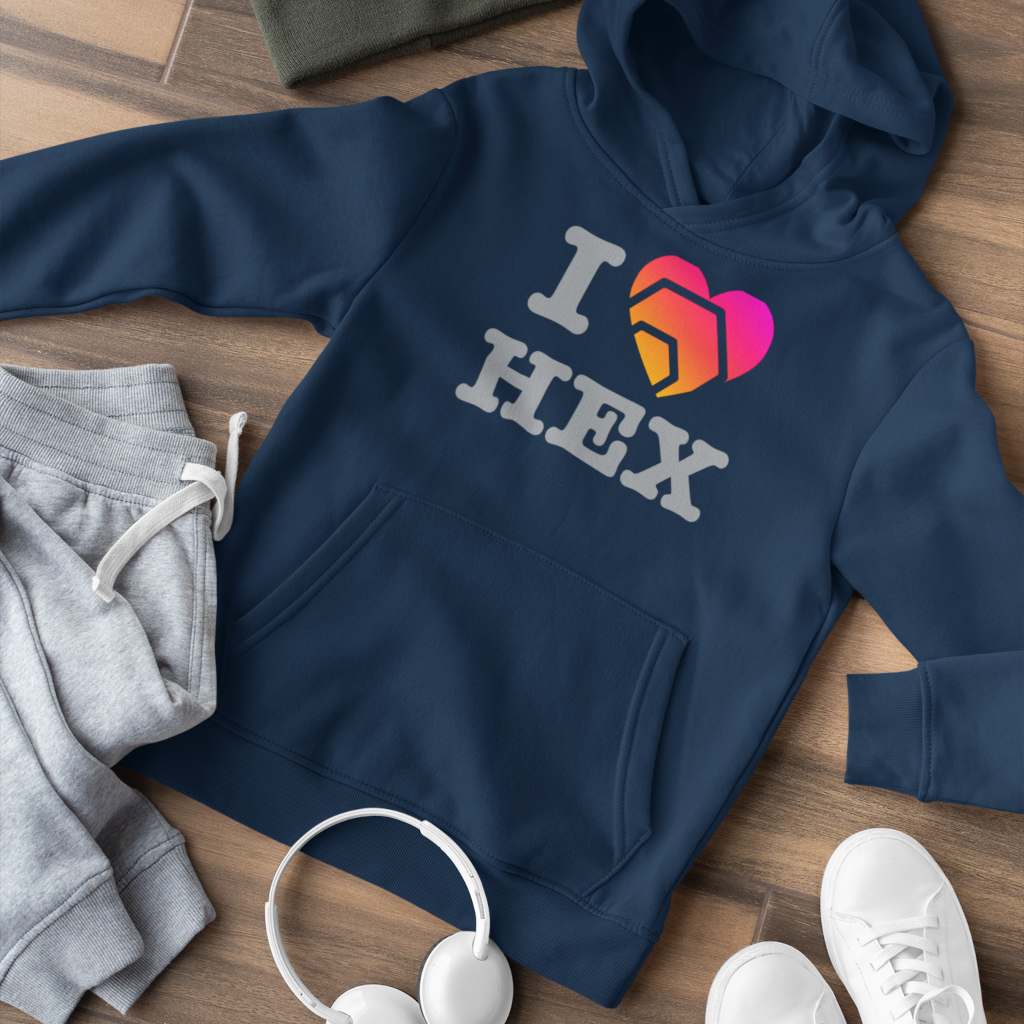 I Love HEX - Youth Hoodie - The Pulsican Store