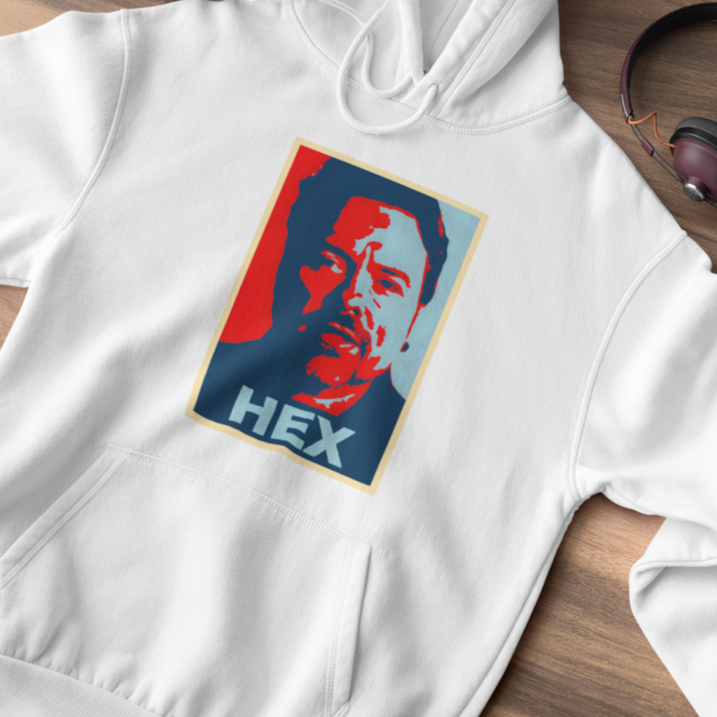 Richard Heart - White Hoodie - The Pulsican Store