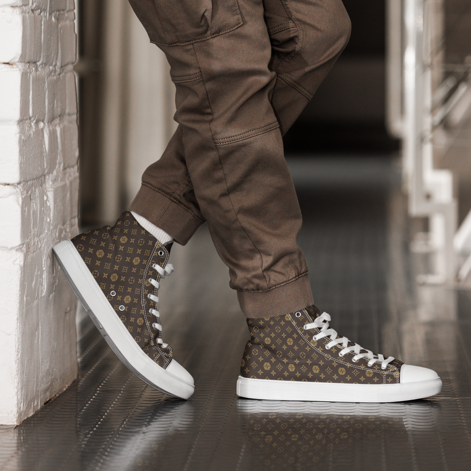 Designer PULSECHAIN - Men's Canvas High Tops - The Pulsican Store
