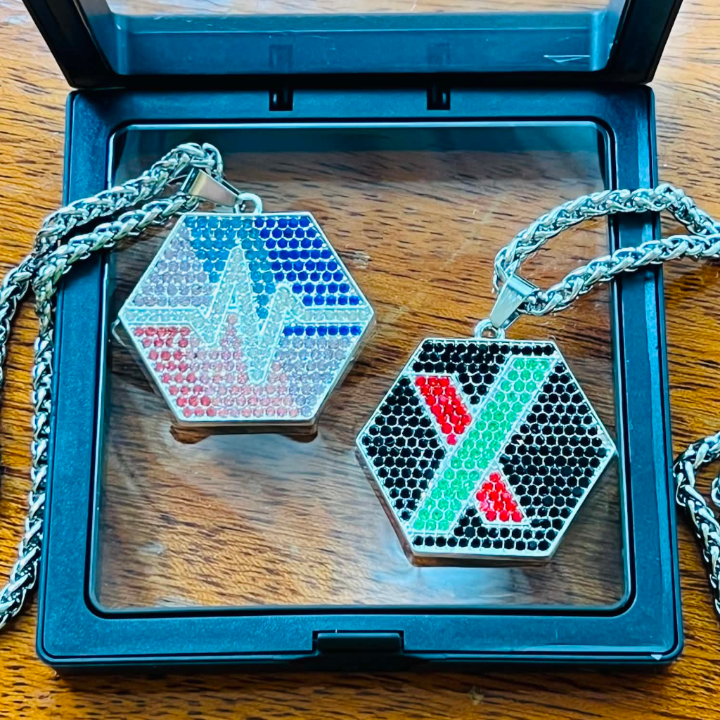 PulseChain and PulseX - Luxury Double Sided Pendant