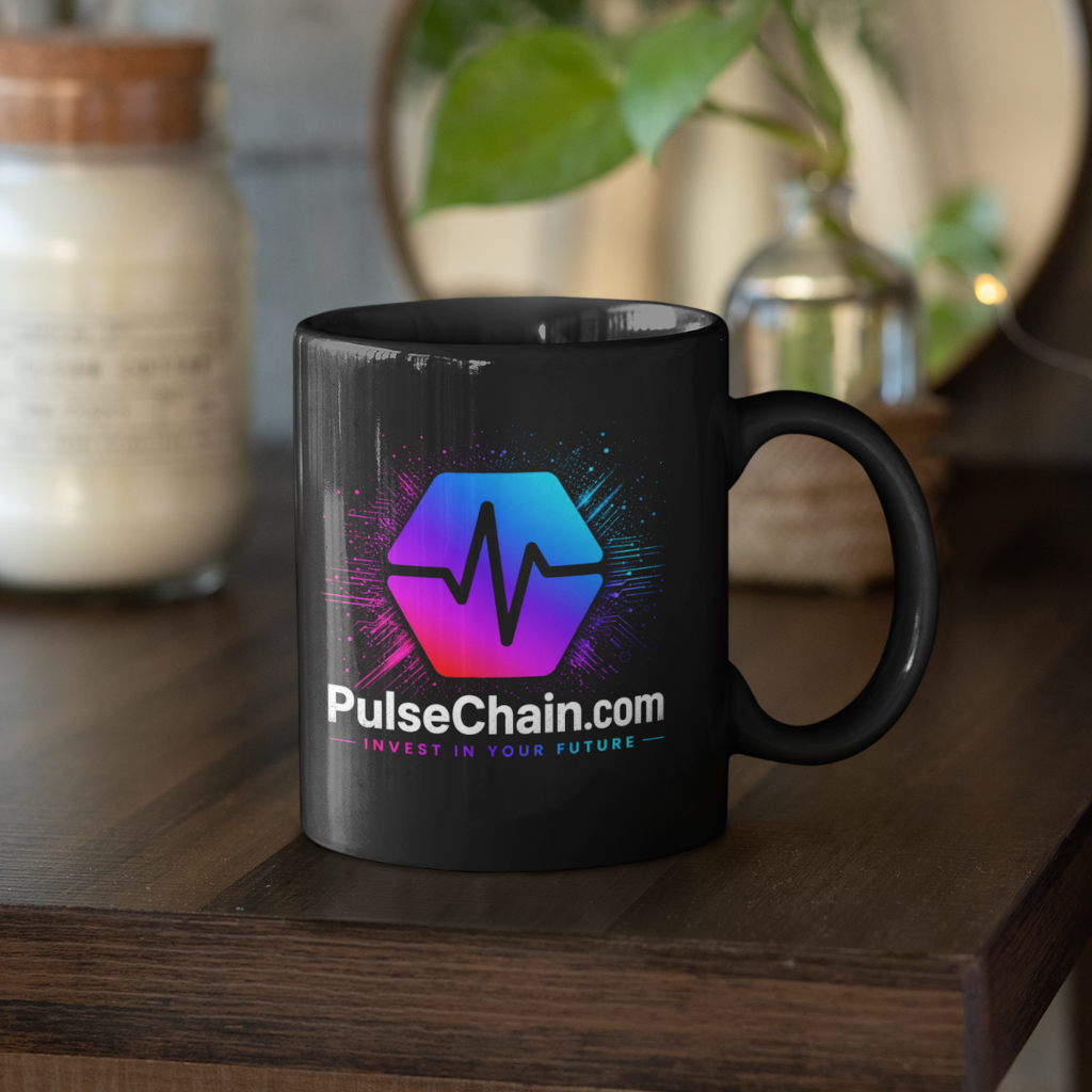 PulseChain - Black Mug