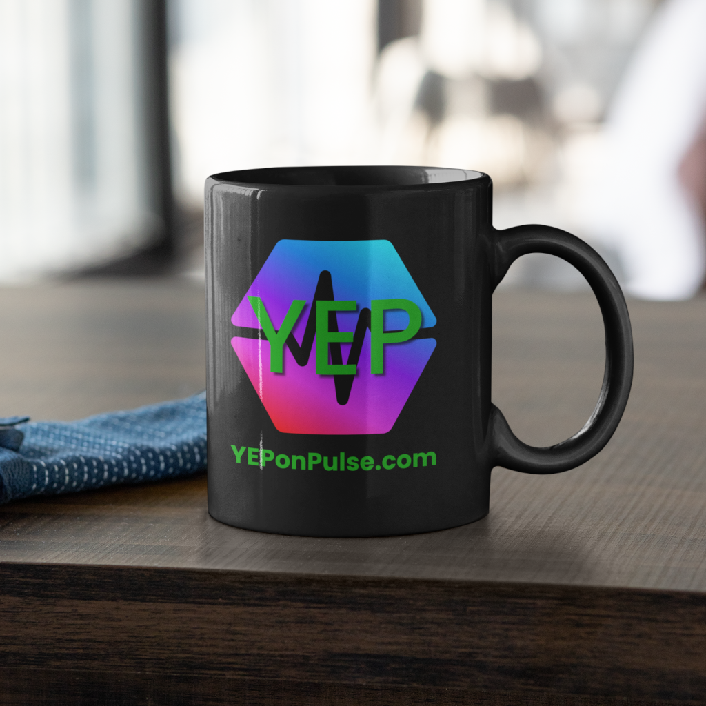 YEP - Black Mug