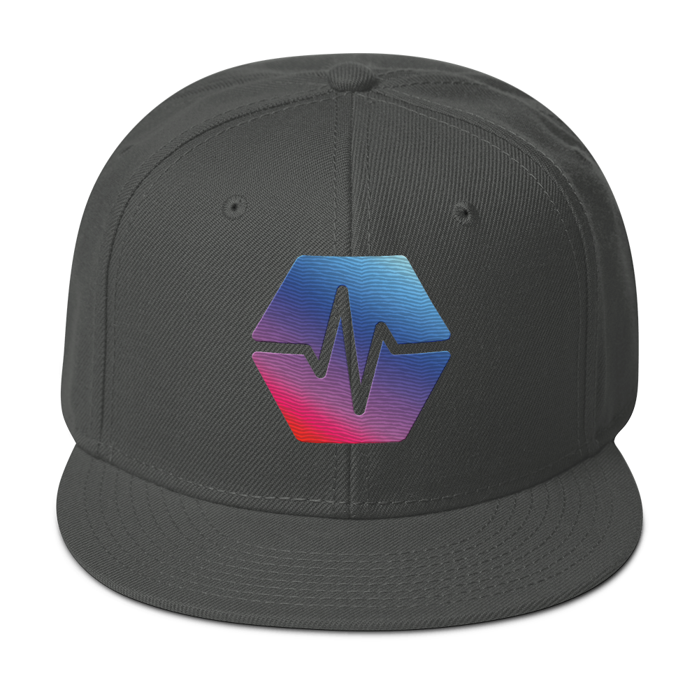 PulseChain Logo - Embroidered Snapback - The Pulsican Store