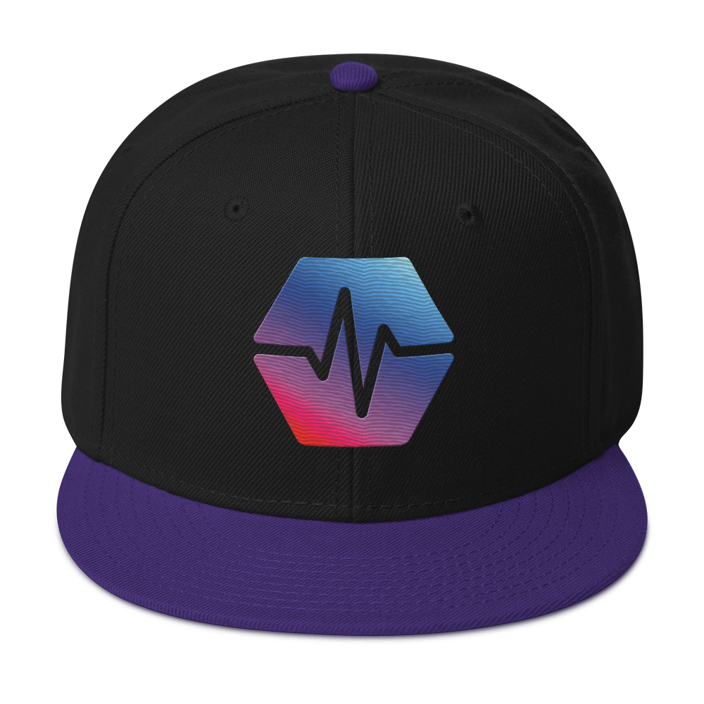 PulseChain Logo - Embroidered Snapback - The Pulsican Store
